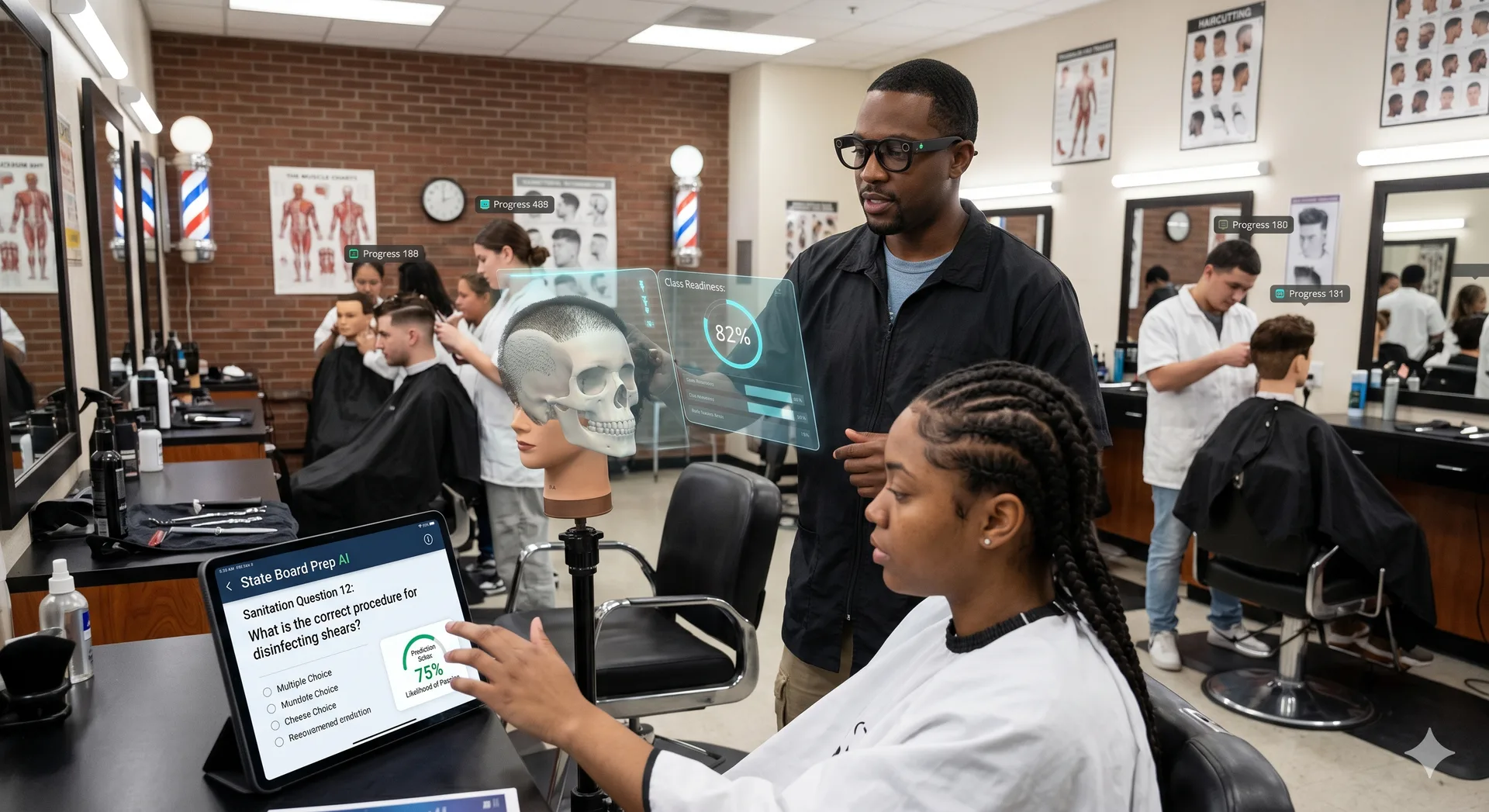 Texas Barber Exam Intelligence Prep Background
