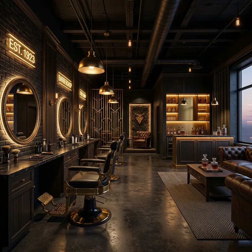 Buzzard's Barbershop Interior